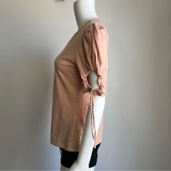 Rebecca Taylor Keyhole Sleeve Knit Top - M - Picture 7 of 7